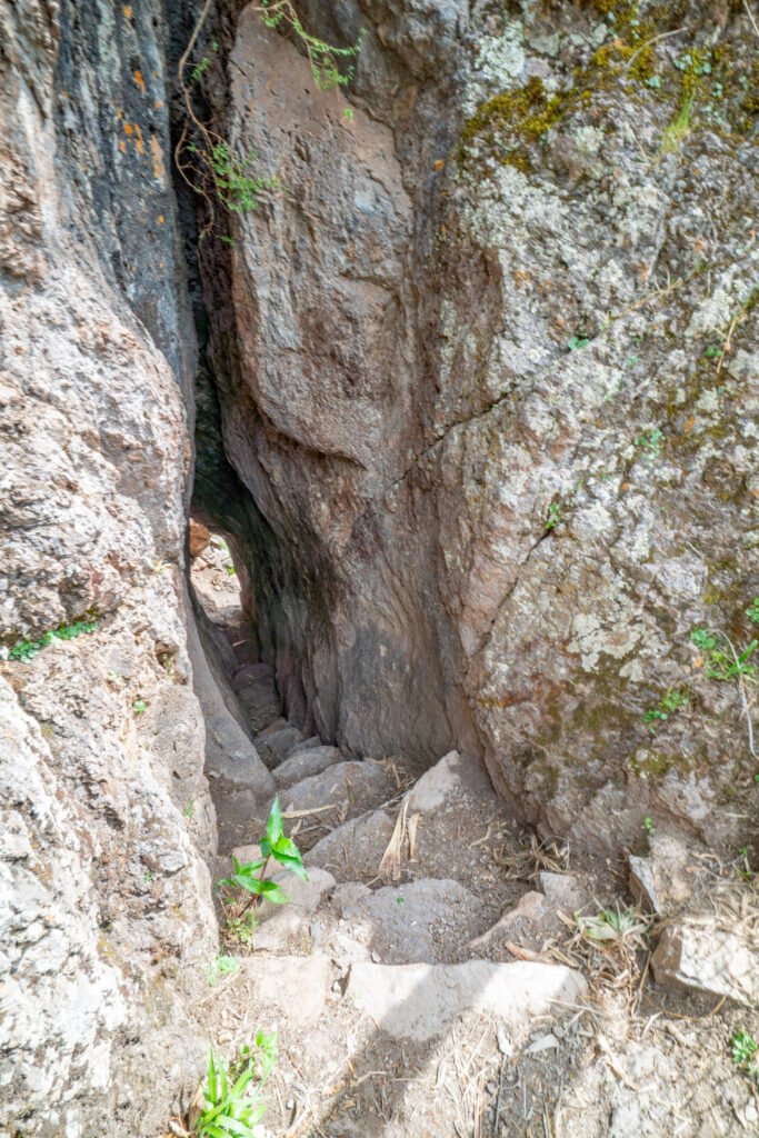 Tunnel at Pisac Ruins